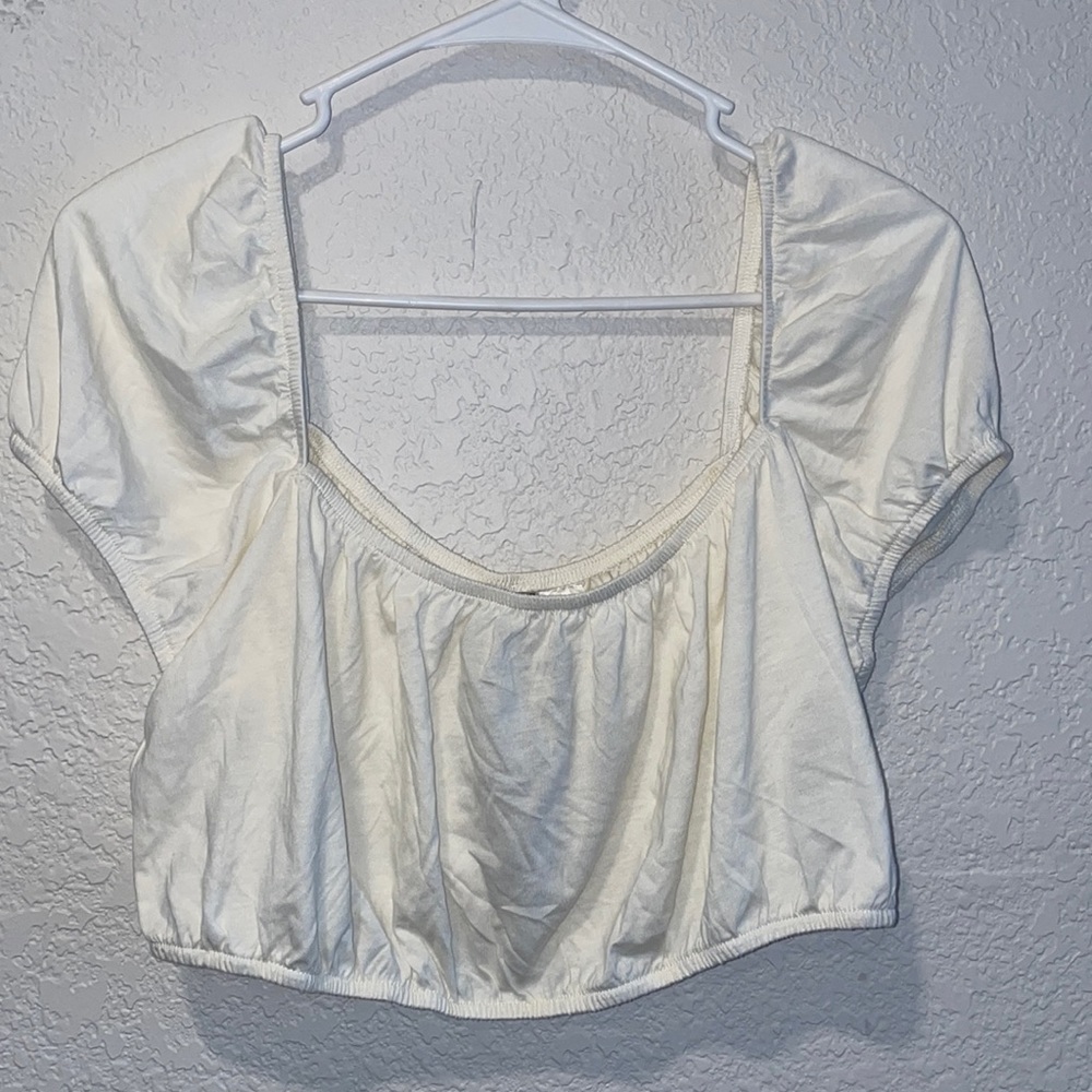 White super cropped Top